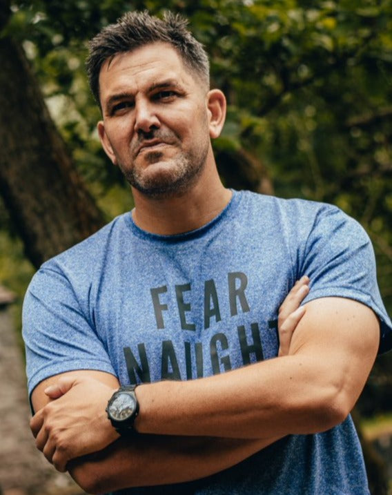 Fear Naught Performance T-shirt Blue Melange