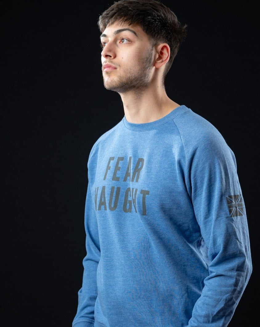 Fear Naught Sweatshirt Blue Marl