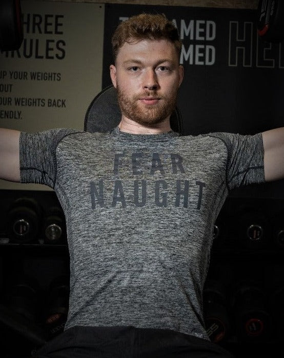Fear Naught Sculpt Fit Performance T-Shirt Grey