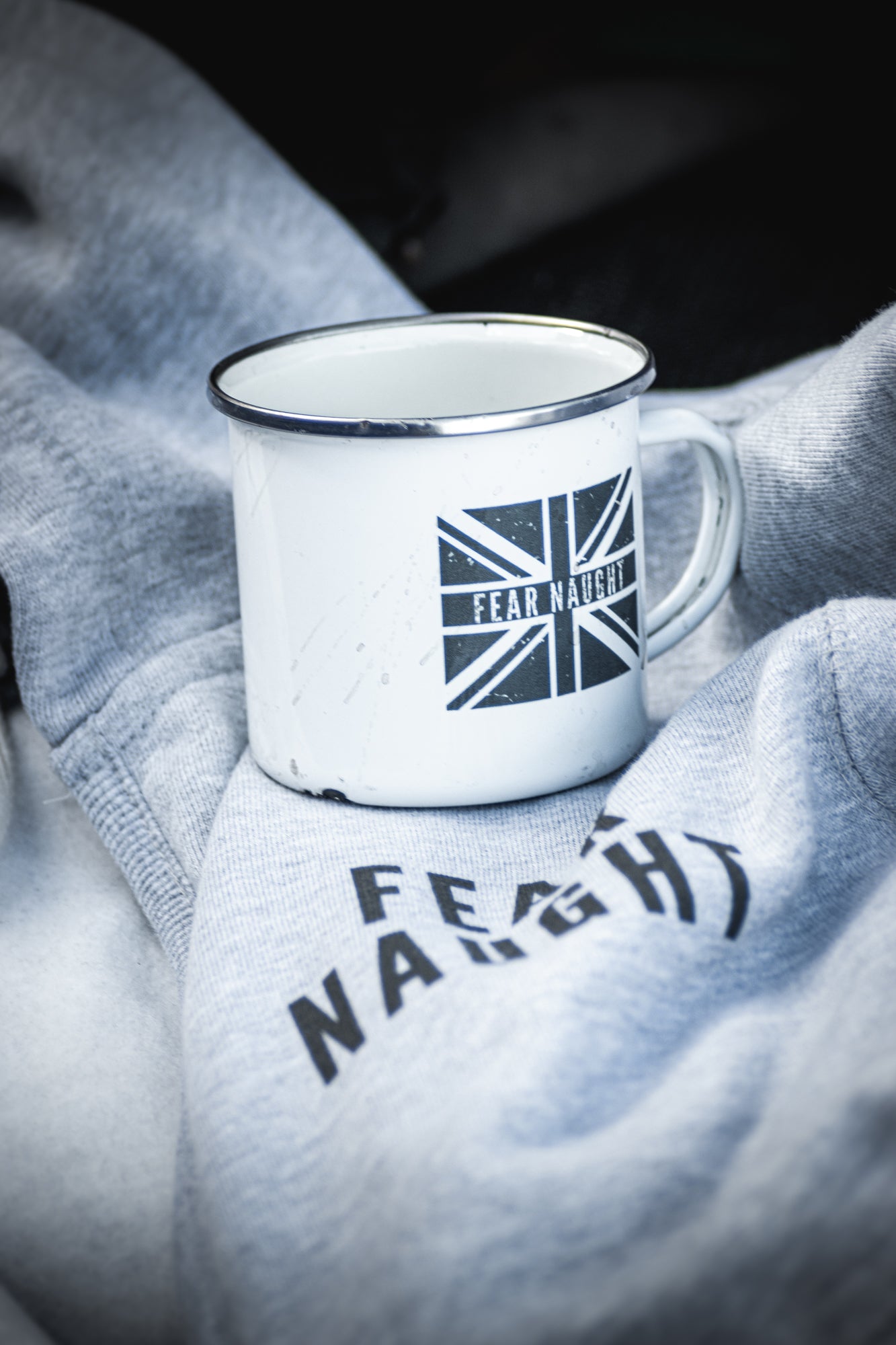 Fear Naught Enamel Mug