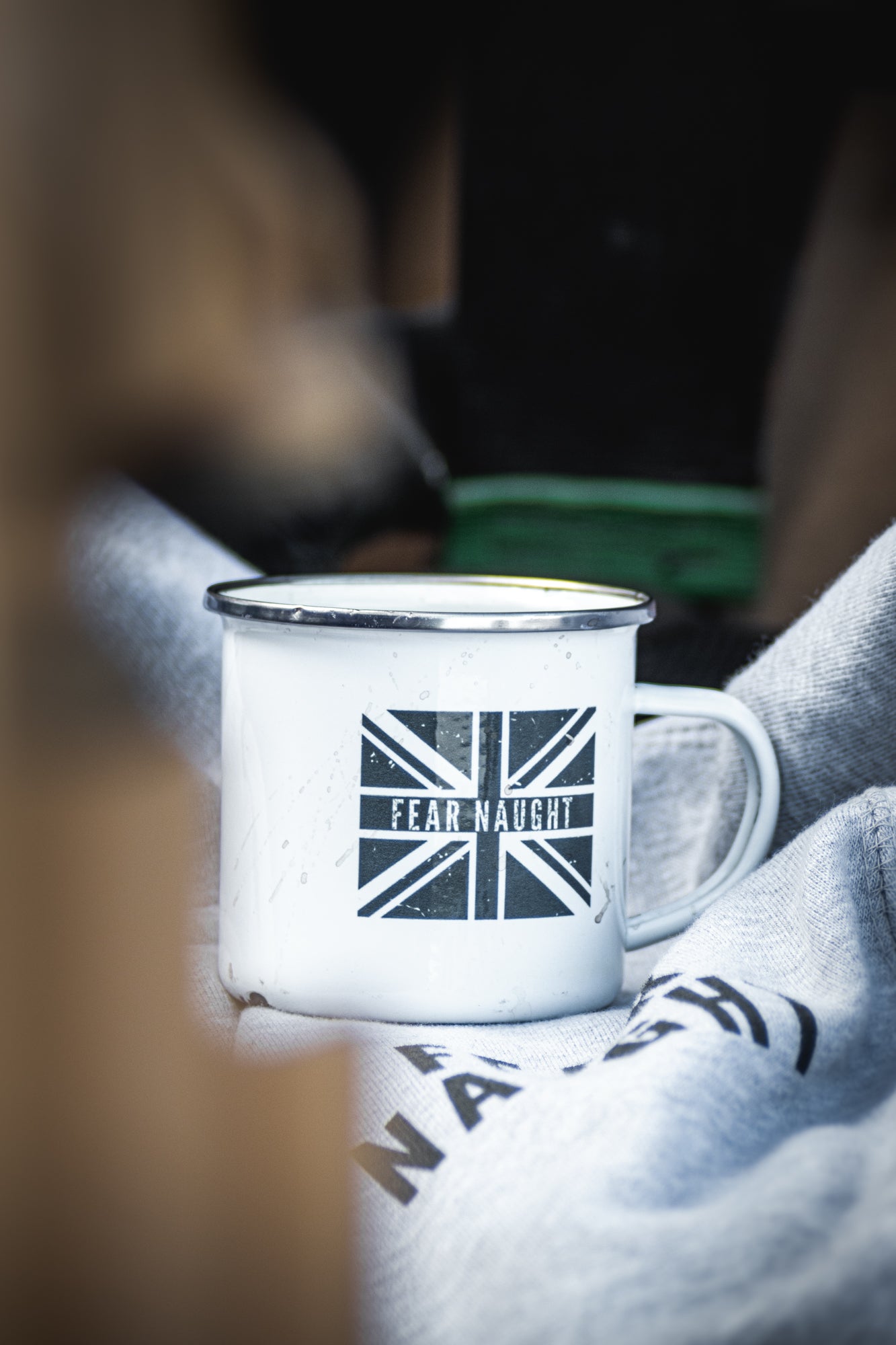 Fear Naught Enamel Mug