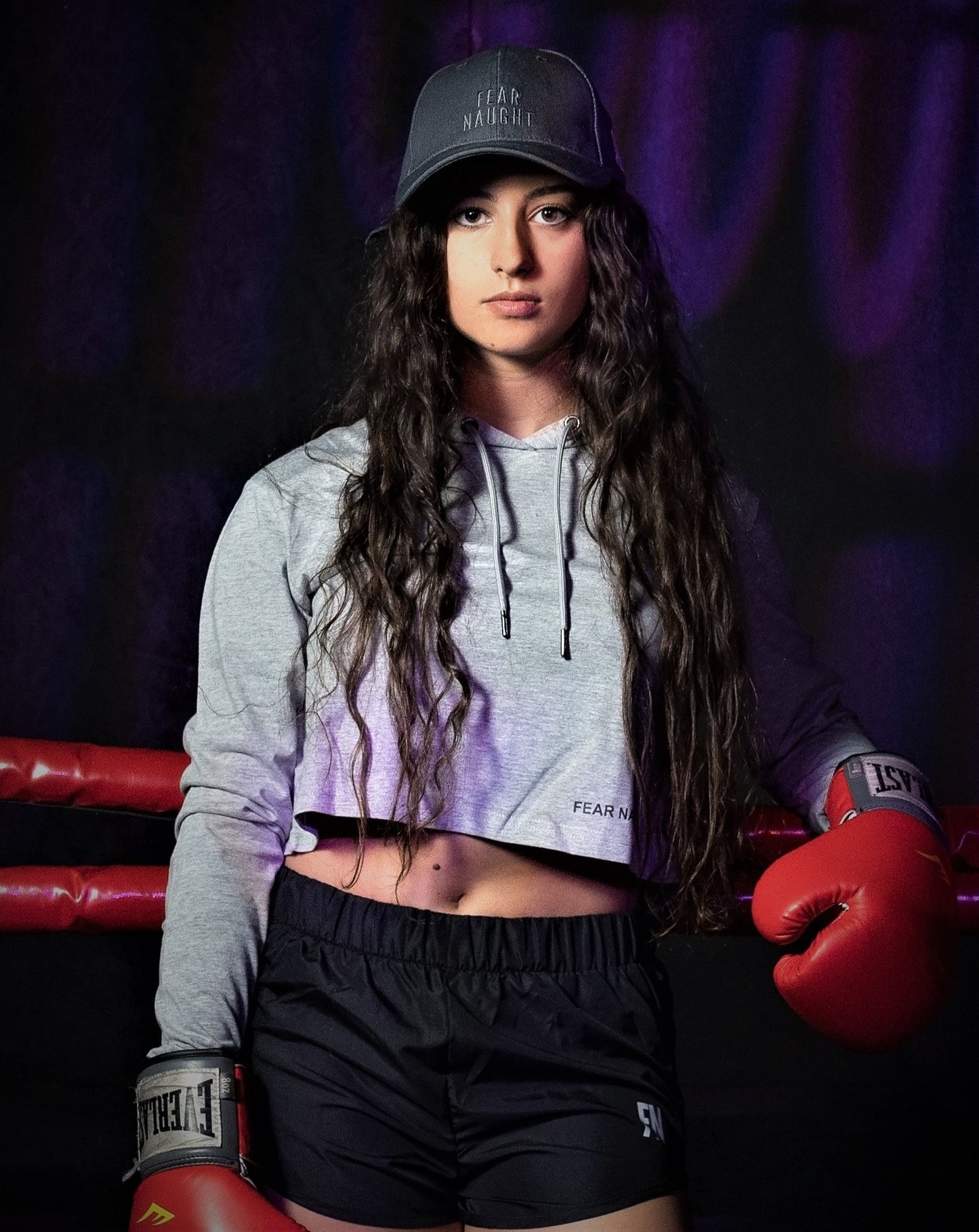 Fear Naught Ladies Cropped Hoody