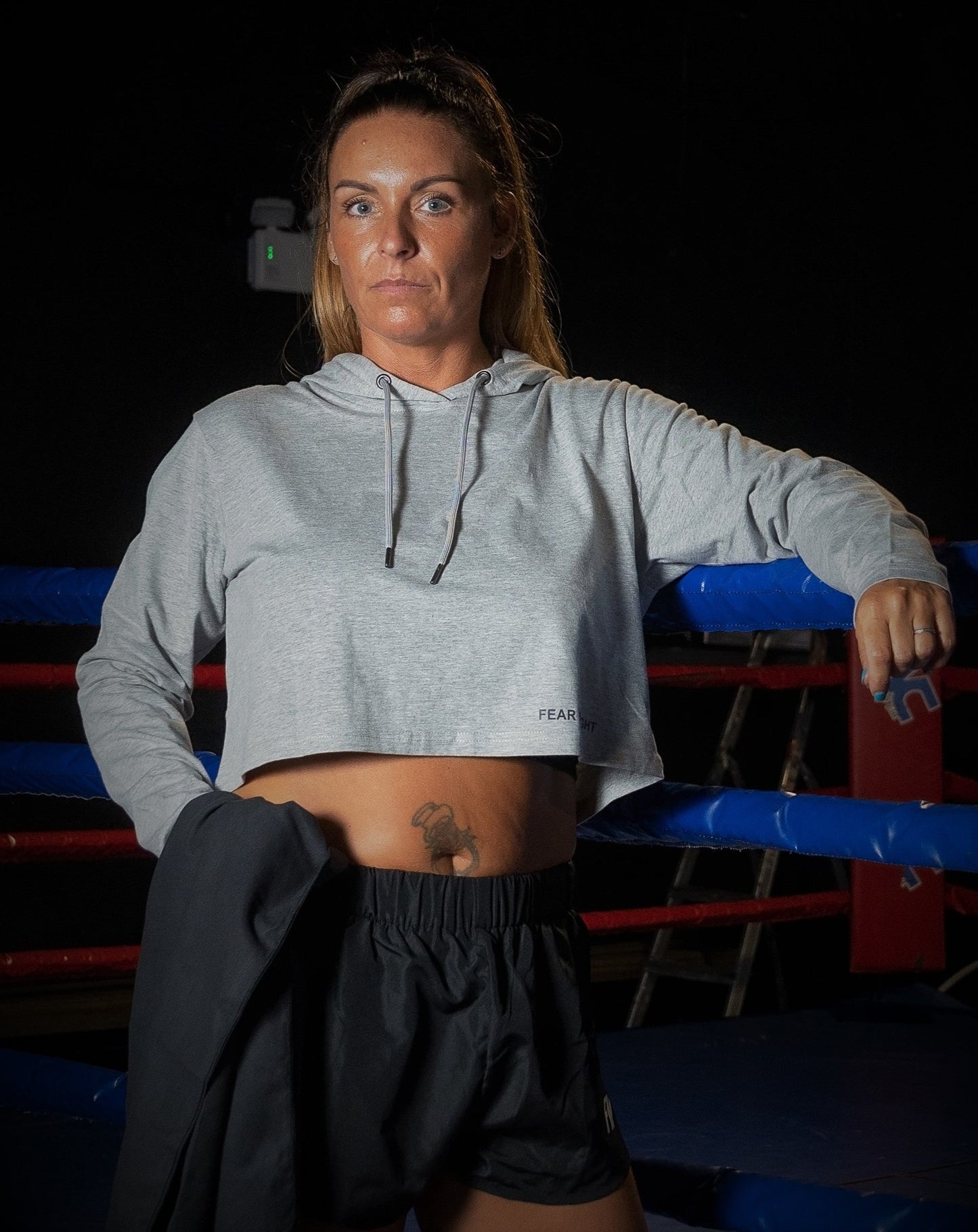 Fear Naught Ladies Cropped Hoody