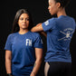 Fear Naught Barbell Club T-Shirt Blue
